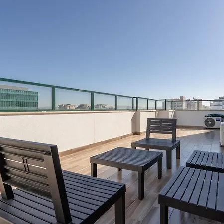 Cozy 2br Terrace With Ac Parking Metro