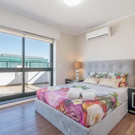 아파트 Gaia Terrace Qian 2br Ac L Free Parking 빌라노바데가이아