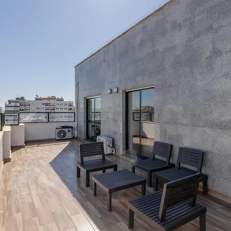 Cozy 2Br Central Terrace With Ac Parking Metro